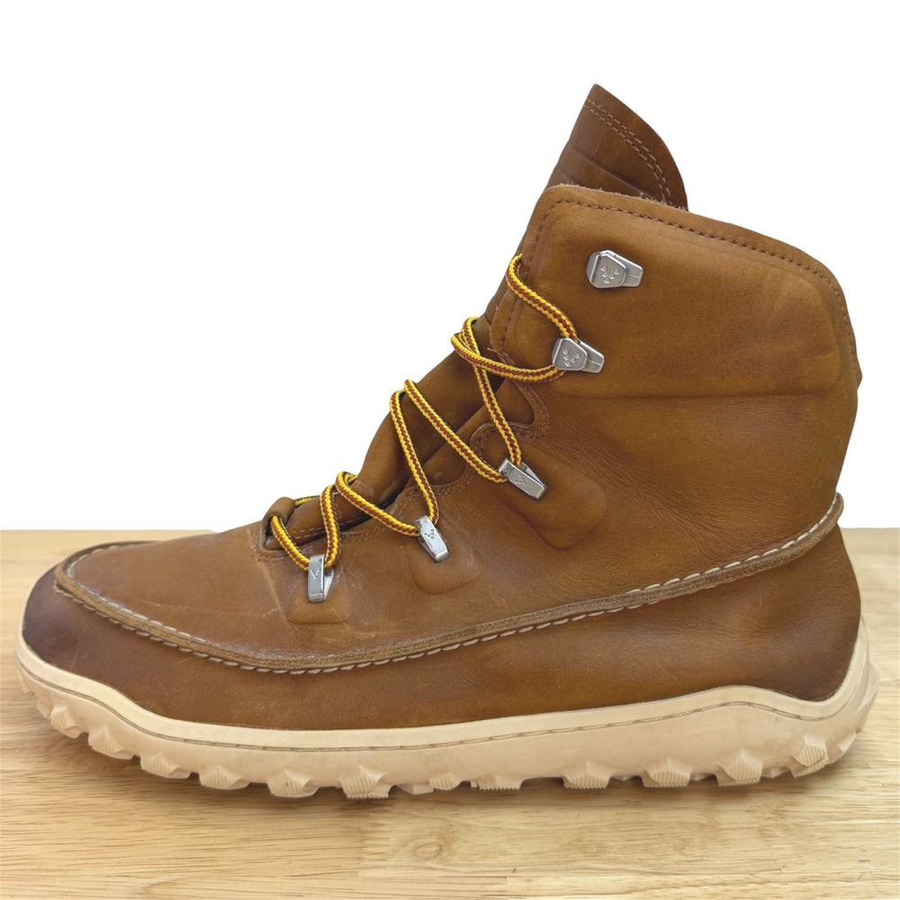 Vivobarefoot Tracker Forest ESC Boots Mens 10 Brown Leather Hiking Barefoot